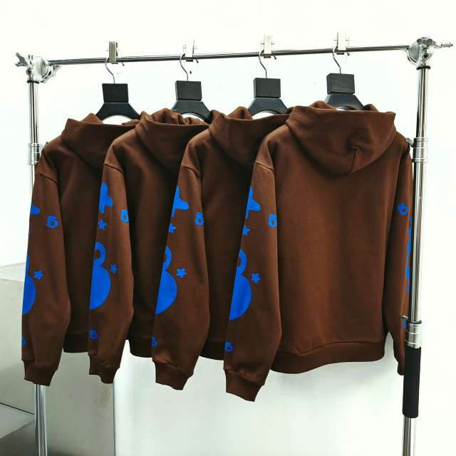 1:1 quality version Blue Star Print Hoodie & Pants Set 28623281