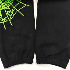 1:1 quality version Green Spider Web Printed Hoodie & Pants Set 28692914