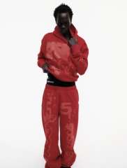 1:1 quality version Ray Doodle Print Hoodie & Pants Set 2 colors 28656046