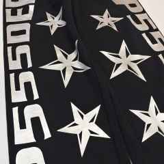 1:1 quality version Silver-Hot-Stamped Letter Print Zipper Hoodie & Pants Set 28656538