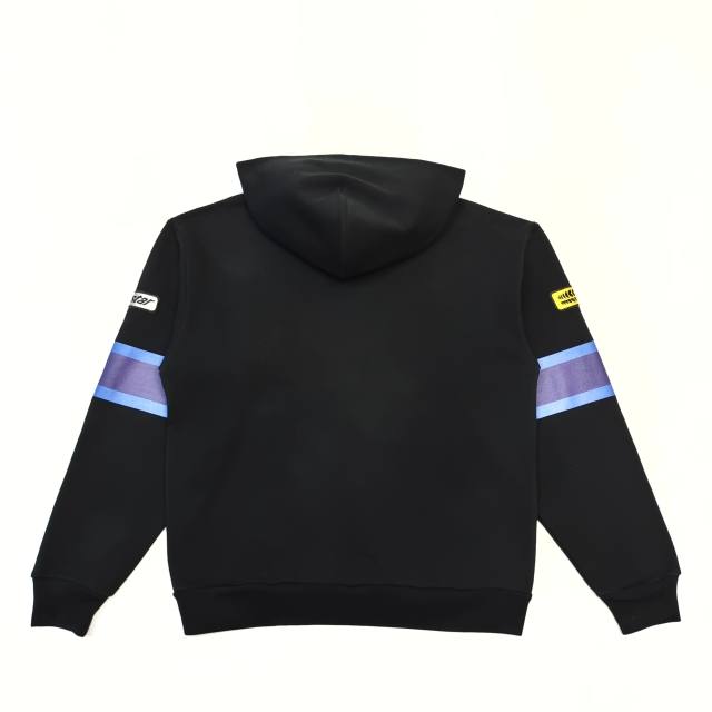 1:1 quality version Embroidered Motorcycle Label Zipper Hoodie 28710764