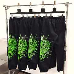 1:1 quality version Green Spider Web Printed Hoodie & Pants Set 28692914