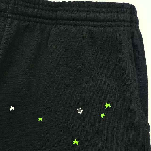 1:1 quality version Green Spider Web Printed Hoodie & Pants Set 28692914