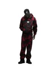 1:1 quality version Black Web Red Line Checkered Hoodie & Pants Set 28631071