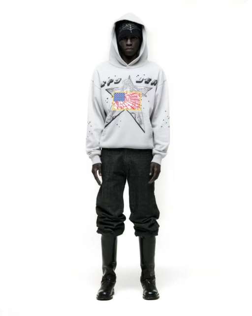 1:1 quality version National Flag Girl Printed Hoodie 2 colors 28710767