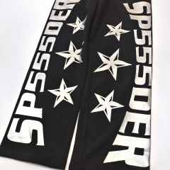 1:1 quality version Silver-Hot-Stamped Letter Print Zipper Hoodie & Pants Set 28656538
