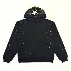 1:1 quality version Green Spider Web Printed Hoodie & Pants Set 28692914