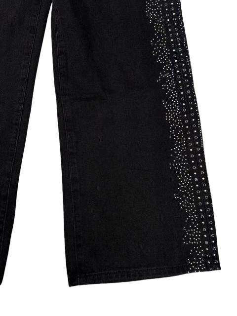 1:1 quality version Side Rhinestone Straight-Leg Jeans 2 colors 28756320