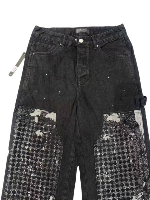 1:1 quality version Patchwork Embroidered Straight-Leg Jeans 28756315