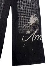 1:1 quality version Patchwork Embroidered Straight-Leg Jeans 28756315