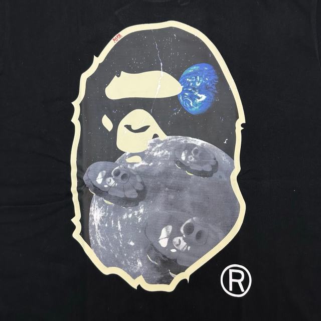 1:1 quality version Moon Ape Head Print Tee 2 colors 28758407