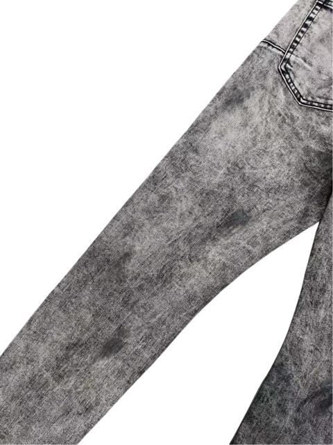 1:1 quality version Wall Grey Patchy Fade Effects Distressed Jeans 28761304