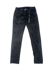 1:1 quality version Matte Black Pleated Jeans 28761312