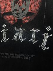 Album Merchandise Rhinestone Print Washed Version Tee 28756457