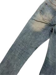 1:1 quality version Irregular Rips Distressing Washed Jeans 28761306