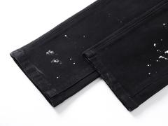 Ink-Splattered Ripped Jeans 28750109