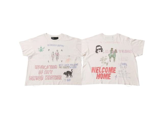 West Coast Graffiti Rhinestone Print Tee 28756454