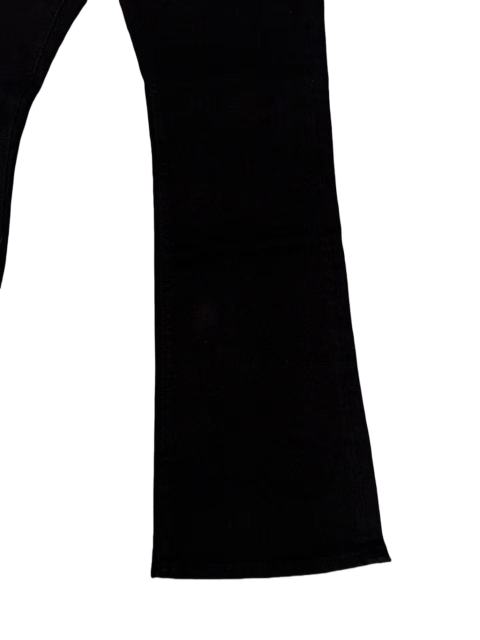 1:1 quality version Classic Pure Black Bootcut Jeans 28761314