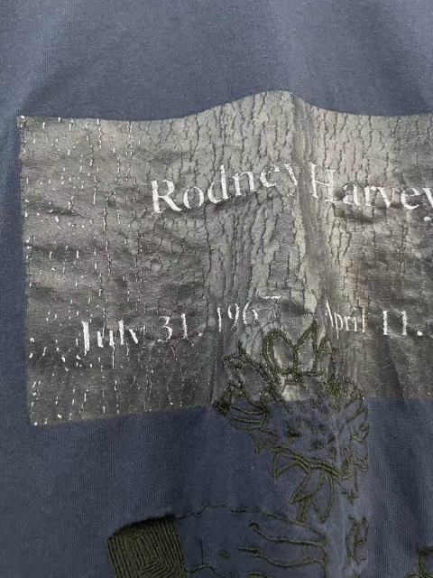 Commemorative Slogan Print Embroidered Washed Version Tee 28756298