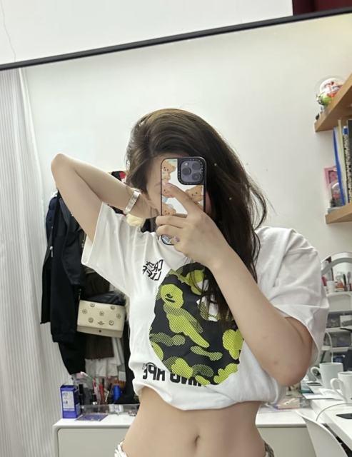 1:1 quality version Camouflage Ape Head Slogan Print Tee 2 colors 28694958