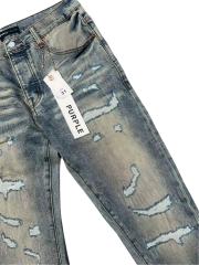 1:1 quality version Irregular Rips Distressing Washed Jeans 28761306