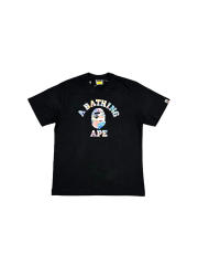 1:1 quality version Art Camouflage Little Ape Head Letter Print Tee 2 colors 28746638