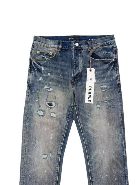 1:1 quality version Dried Paint White Speckles Ripped Jeans 28761311