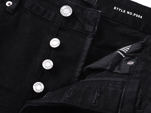 Pure Black Distressed Flared Jeans 28677338