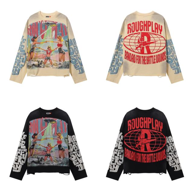 Triangular Summoning Circle Silver Hot Stamping Print Washed Version Long Sleeve T-Shirt 2 colors 28758382