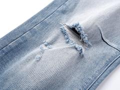 Knee-Ripped Jeans 28750137