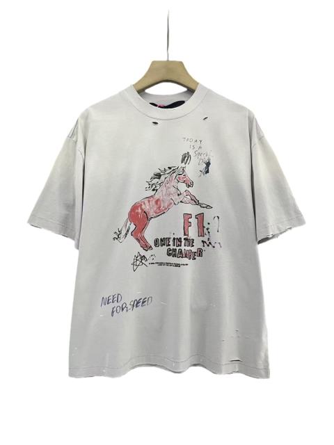 Miami F1 Logo Print Washed Version Tee 28756299
