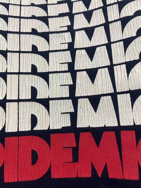 Repeated Logo Letter Print Washed Version Tee 28756309