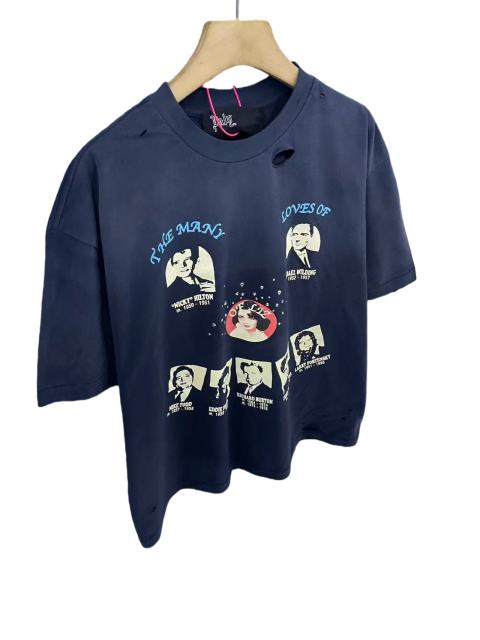 Character Smiley Face Combo Print Washed Version Tee 28756300