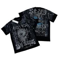 STAY CURIOUS EYEBALL FOIL printed Tee 28747662