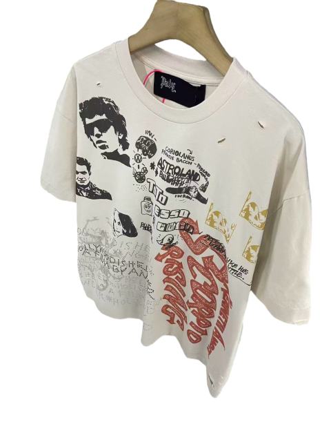 American Vintage Graffiti Rhinestone Print Tee 28756451