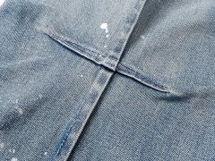 White Splatter-Print Jeans 28750159