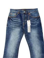 1:1 quality version Deep Blue Slightly Flared Jeans