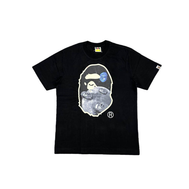 1:1 quality version Moon Ape Head Print Tee 2 colors 28758407