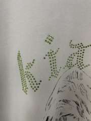 Elderly Smile Rhinestone Print Tee 28751628