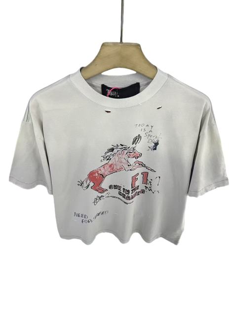 Miami F1 Logo Print Washed Version Tee 28756299