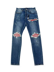 1:1 quality version Red Patch Jeans 28622645