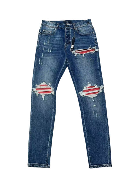1:1 quality version Red Patch Jeans 28622645
