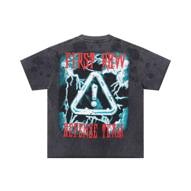 WARNING NOT SO QUIET WOLF CROPPED printed Tee 28747681