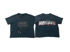 Commemorative Slogan Print Embroidered Washed Version Tee 28756298