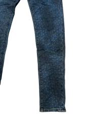 1:1 quality version Blue-Black Dyed White Speckles Jeans 28761313