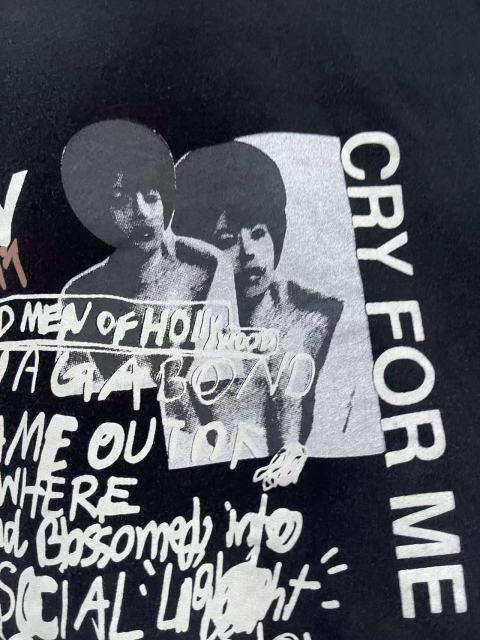 Black Dennis Graffiti Print Washed Version Tee 28756297