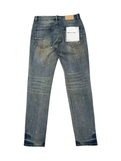 1:1 quality version Vintage Yellowed White Speckles Ripped Jeans 28761303