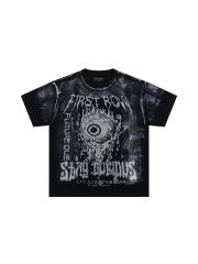 STAY CURIOUS EYEBALL FOIL printed Tee 28747662