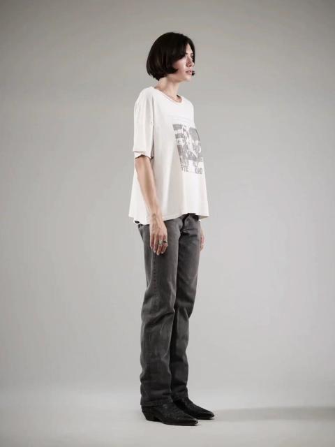 Film-Texture Graphic Print Tee 28751627