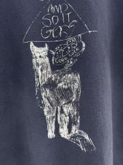 Chest Portrait Print Washed Version Tee 28756304